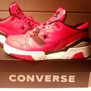 New! Men's Size 10 Enamel Red Converse Hi Tops